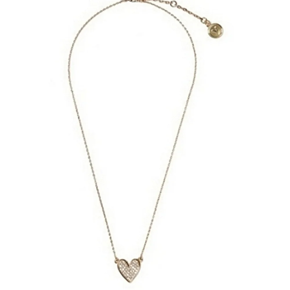 ❤️ Vince Camuto Gold-tone Pavé Heart Necklace NWT! - Picture 6 of 10